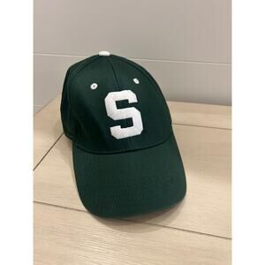 Michigan State University Baseball Cap Spartans Hat Embroidered Logo Adjustable